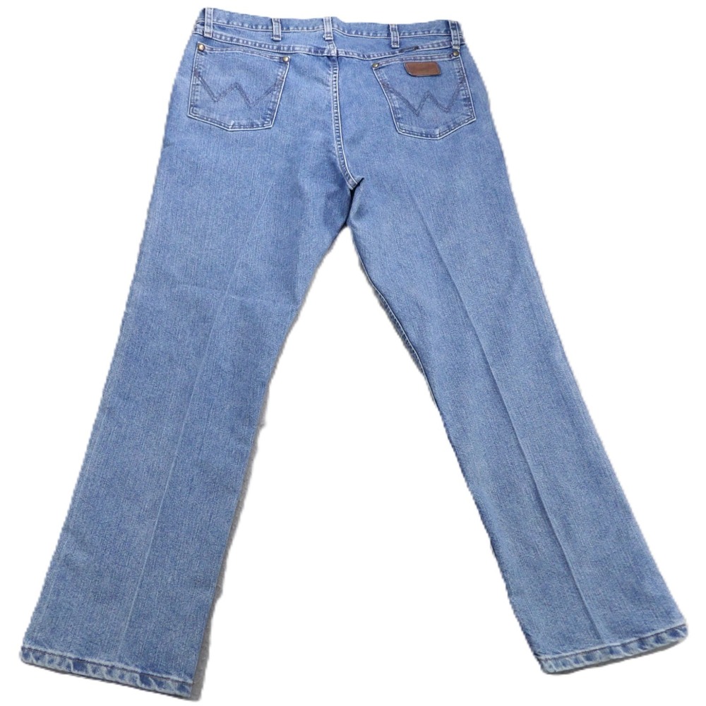 Wrangler 47 Cool Vantage Cowboy Cut Jeans Men W38 L30 Blue Denim Western Regular
